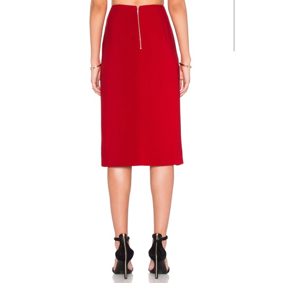 Finders Keepers Boardwalks Skirt in Tango & Peach - Picture 3 of 12